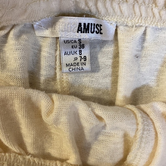 🌷 Amuse 🌷 Soft Drawstring Shorts NWOT - Picture 3 of 4